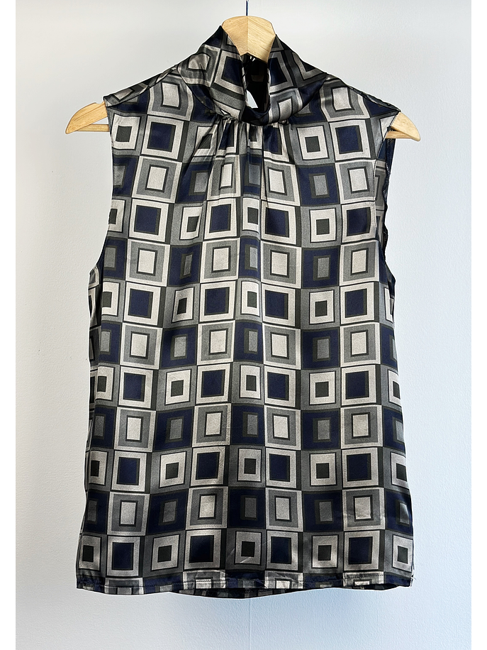 Top vintage con cuello 1