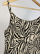 Vestido de lino animal print vintage - Miniatura 3