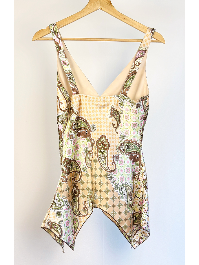 Top vintage satinado 3