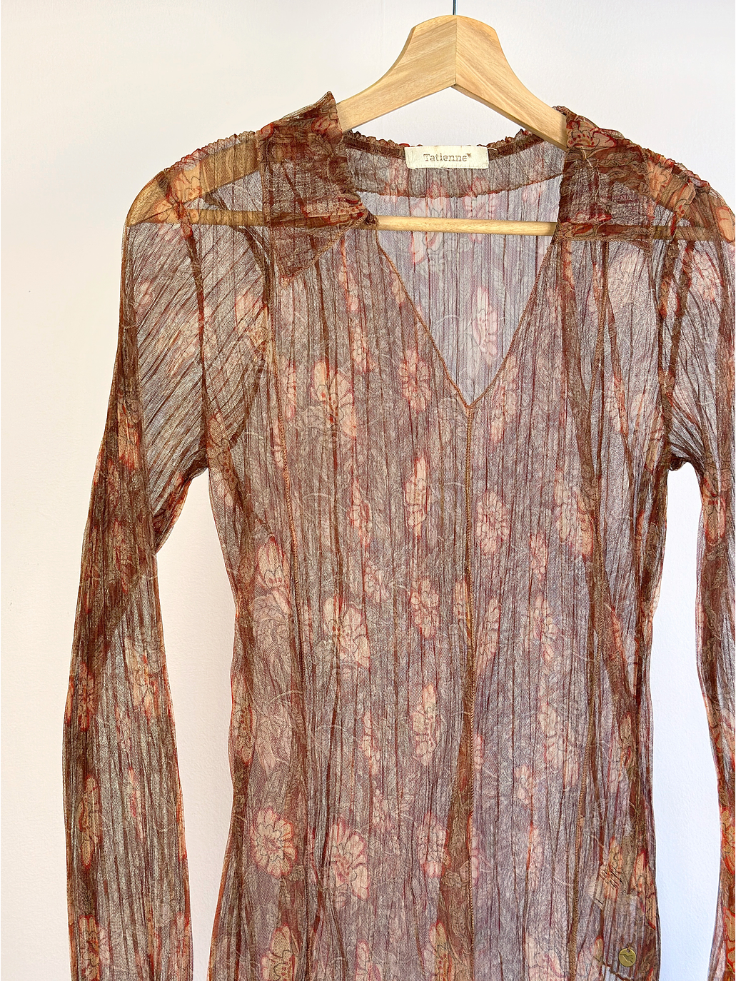 Blusa de malla floreada 3