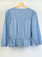 Blusa celeste cuadrillé - Miniatura 2