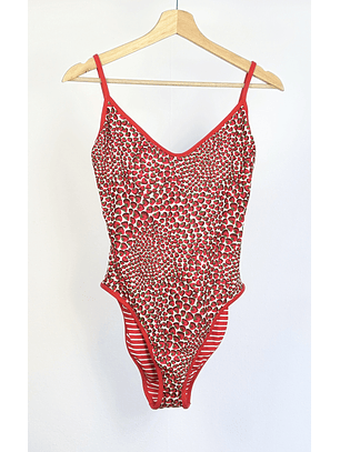 Traje de baño estampado frutal 