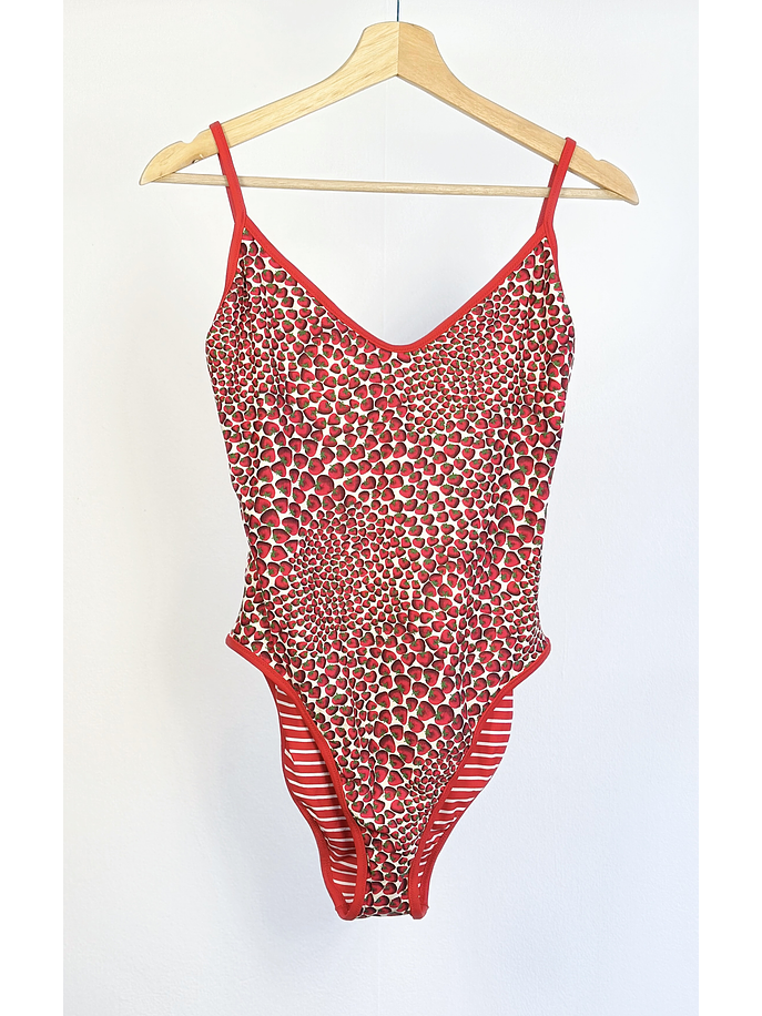 Traje de baño estampado frutal  1