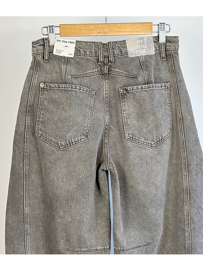 Jeans gris balloon  4
