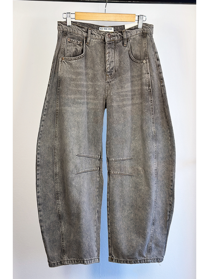 Jeans gris balloon  1