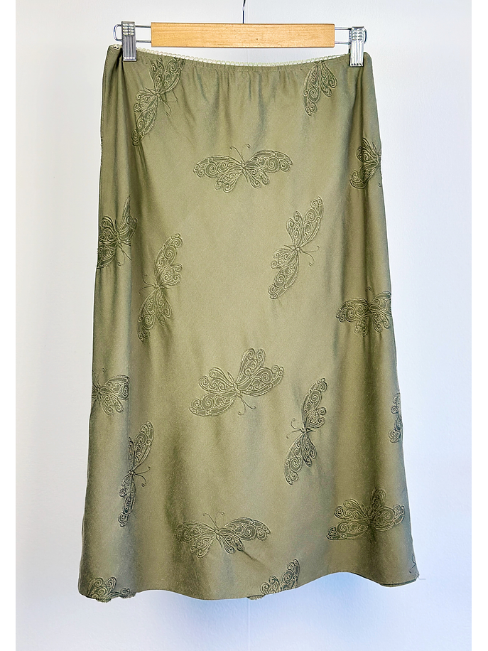 Falda verde vintage 1