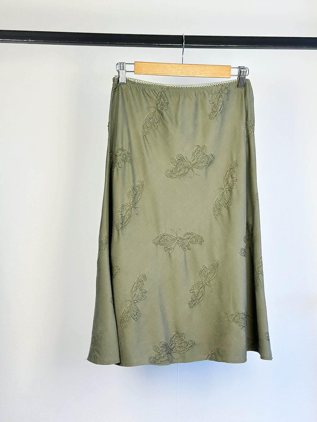 Falda verde vintage 2