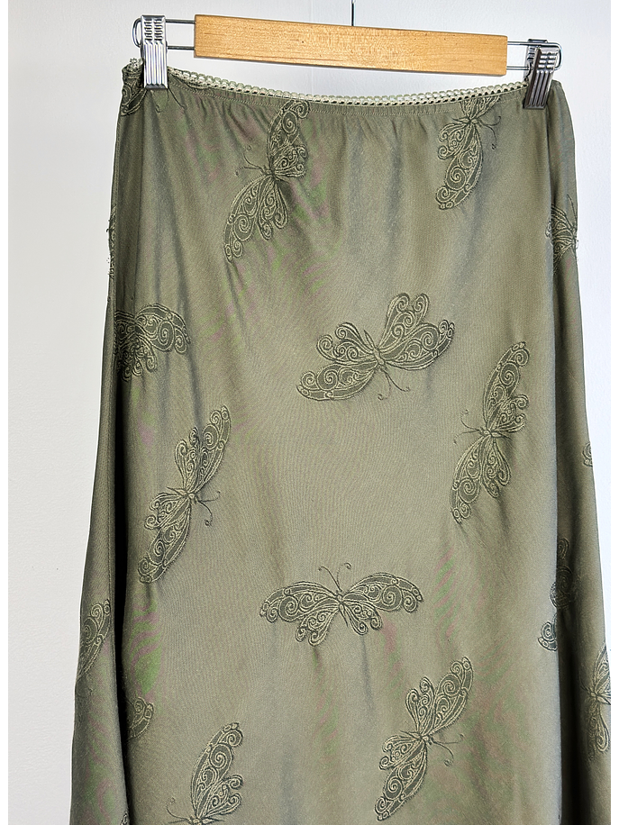 Falda verde vintage 3