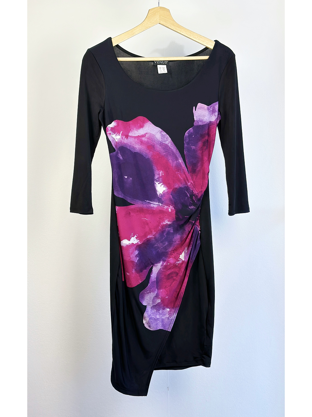 Vestido flor elasticado 1