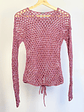 Top rosado tejido  - Miniatura 1