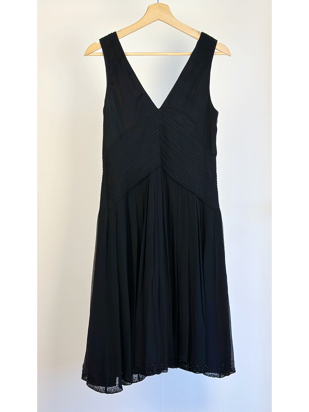 Vestido de seda negro 4