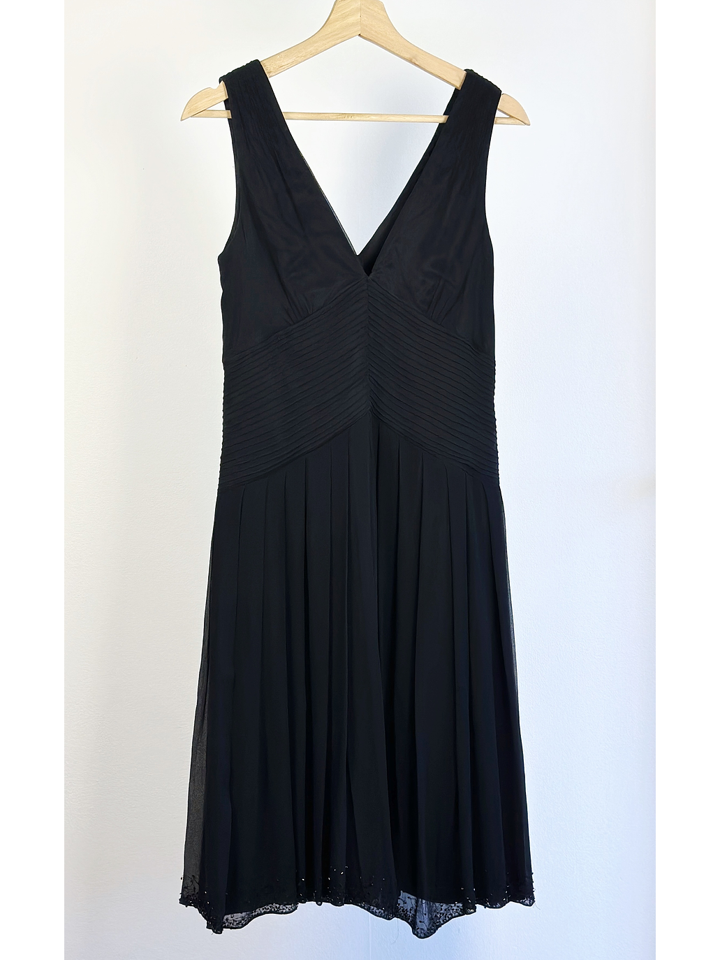 Vestido de seda negro 1