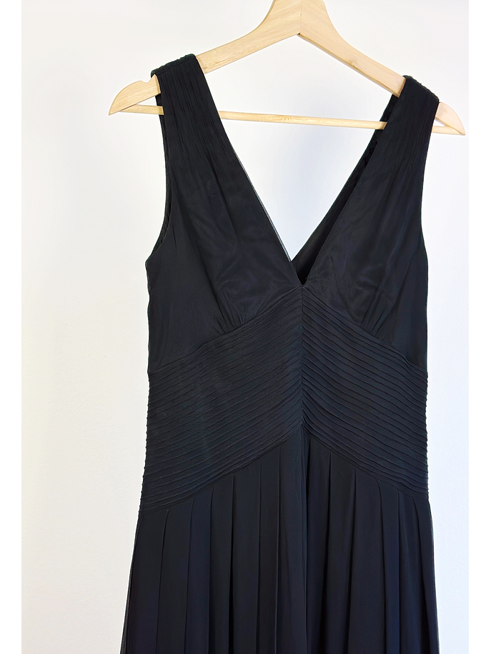 Vestido de seda negro 2