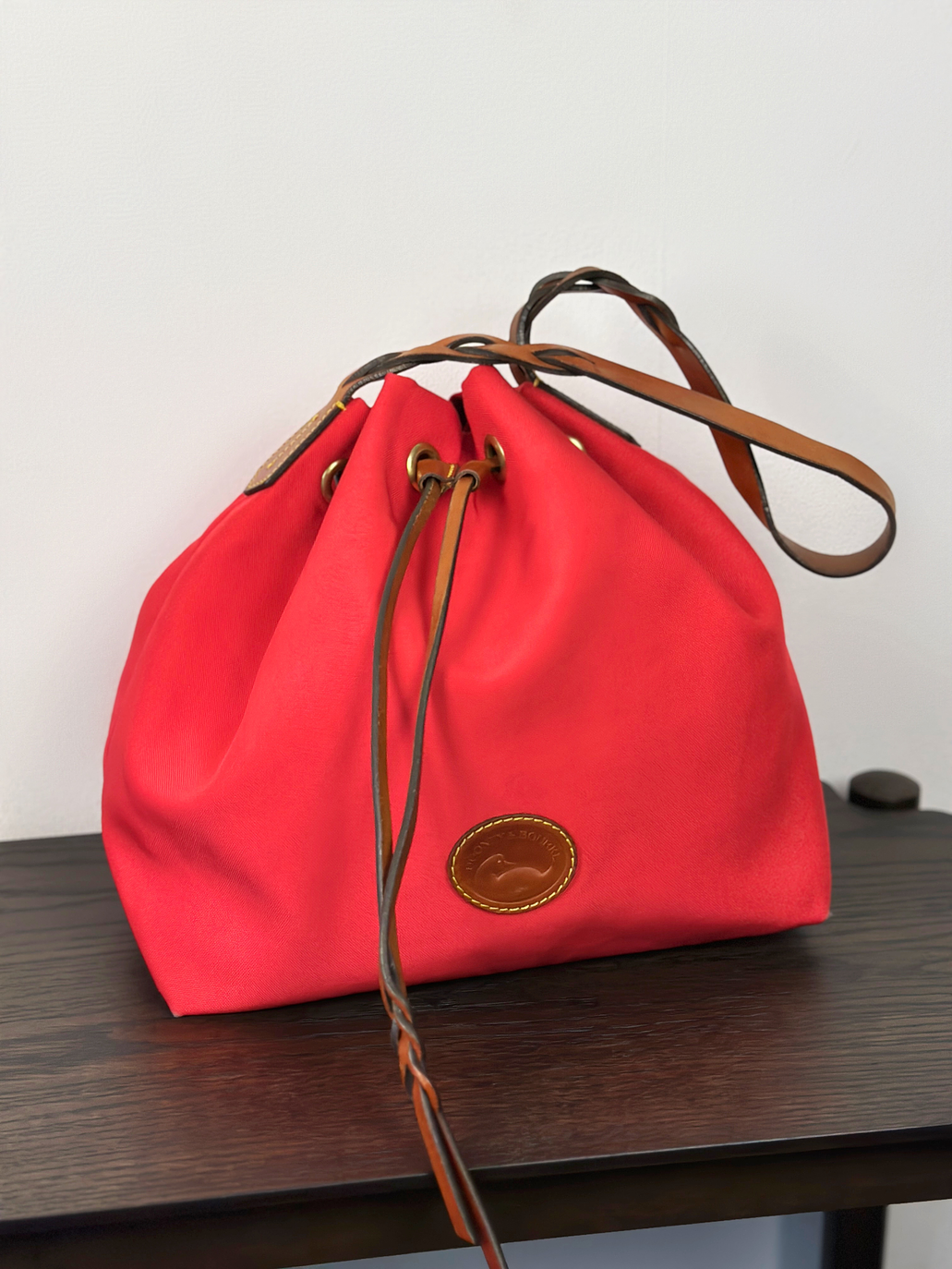 Cartera de nylon roja 7