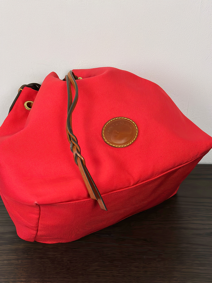 Cartera de nylon roja 9