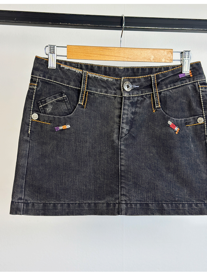 Falda mezclilla vintage  2