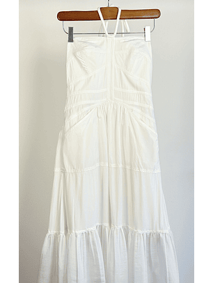 Vestido blanco halter