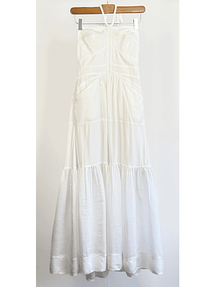 Vestido blanco halter