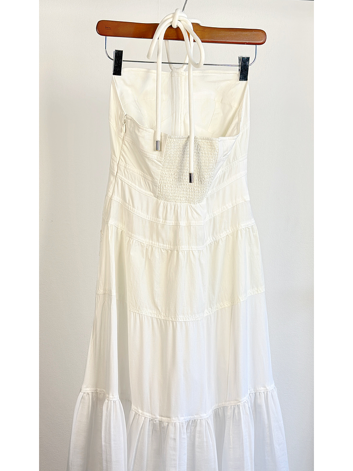 Vestido blanco halter 4