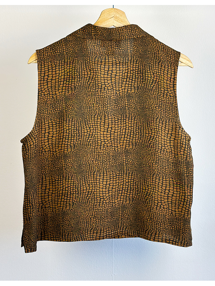 Top animal print seda  3