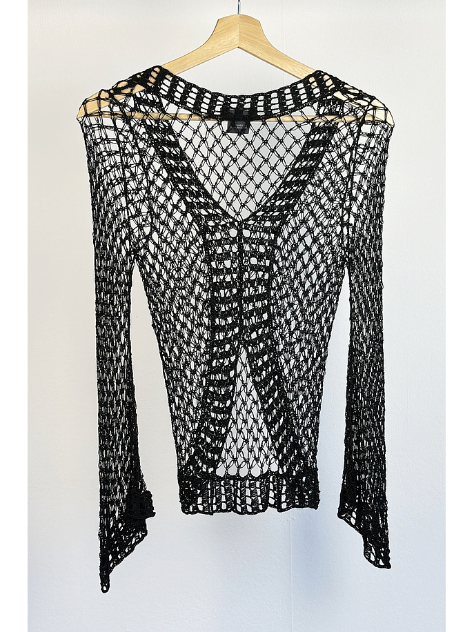 Top tejido negro 4