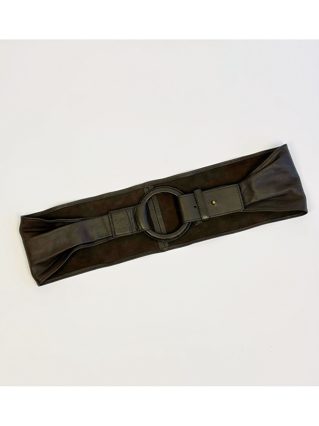 Cinturón café cuero 1