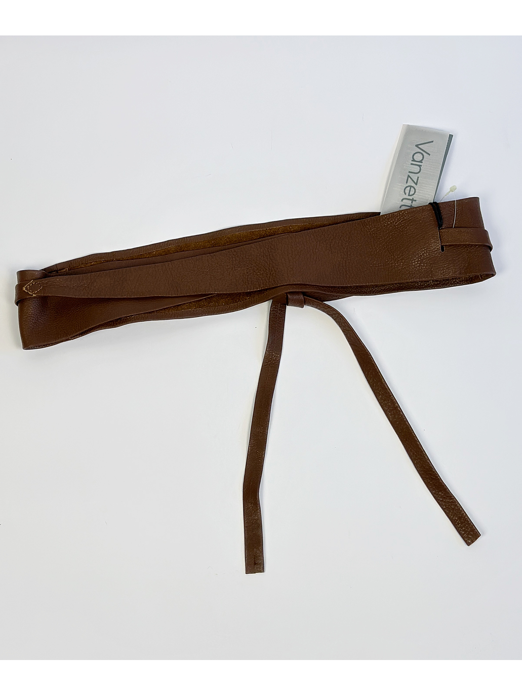 Cinturón café de cuero 2