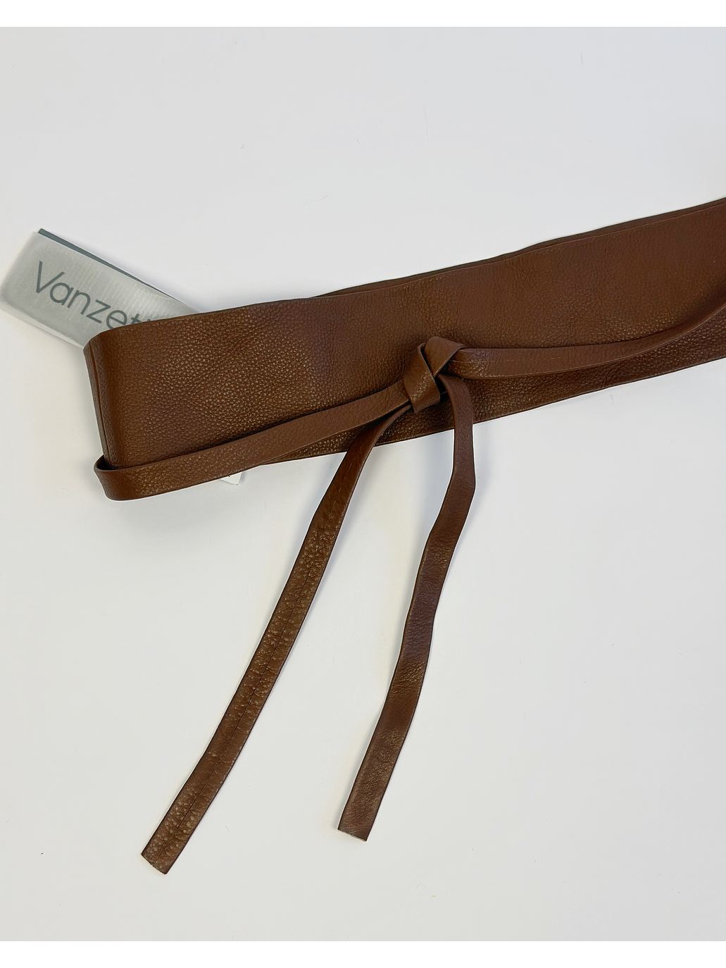 Cinturón café de cuero 1