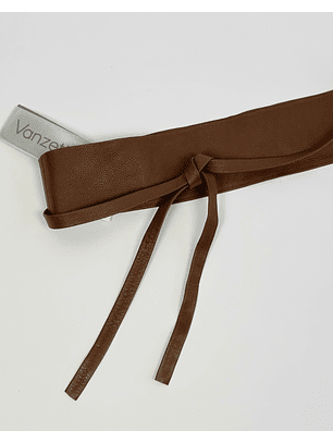 Cinturón café de cuero