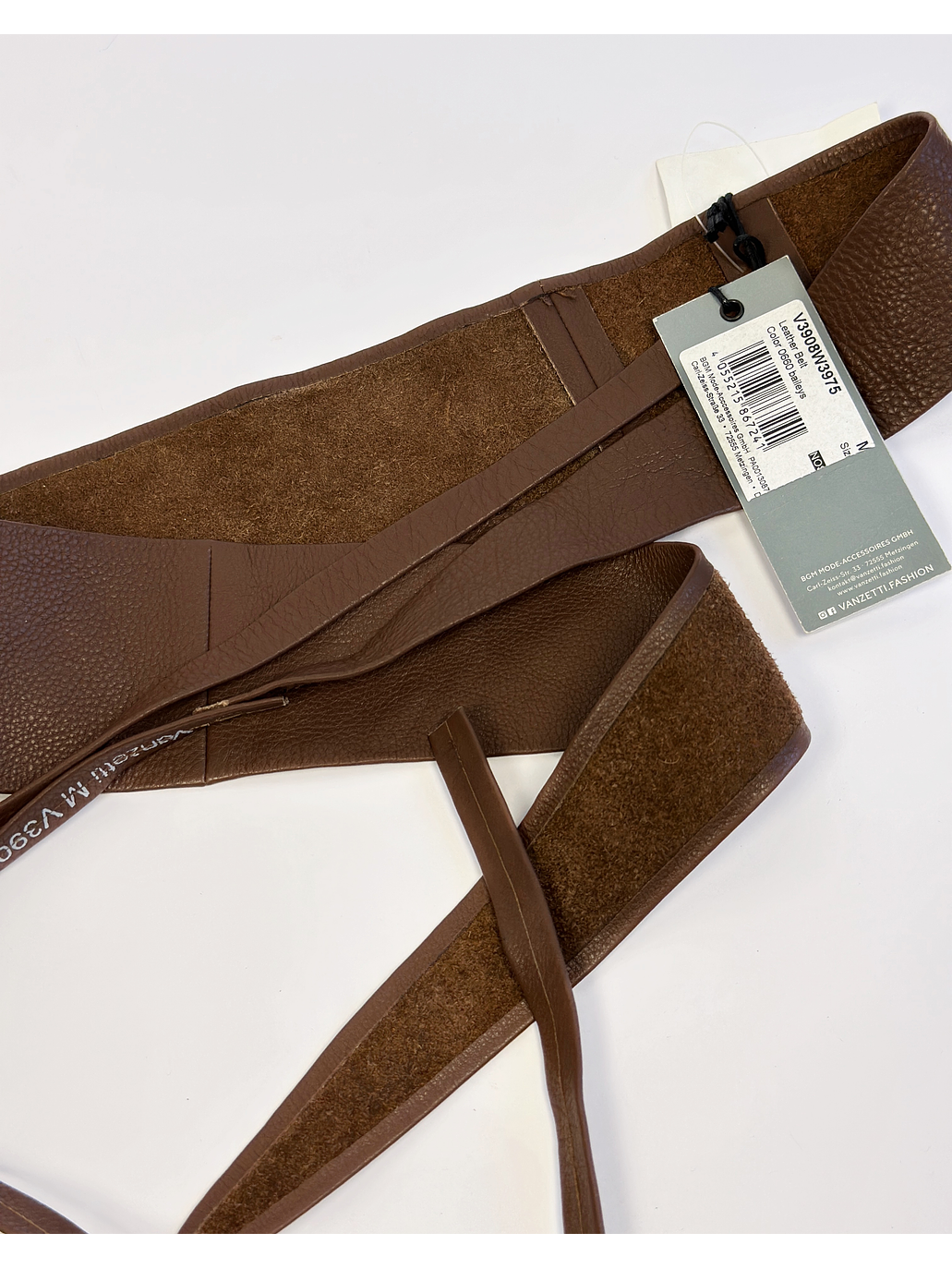 Cinturón café de cuero 3