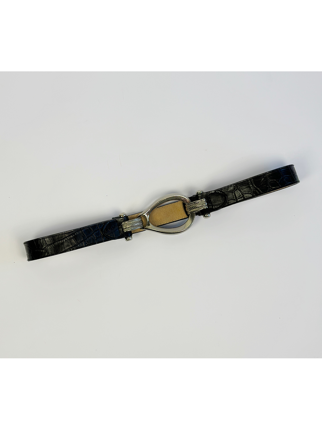 Cinturón cuero negro 3