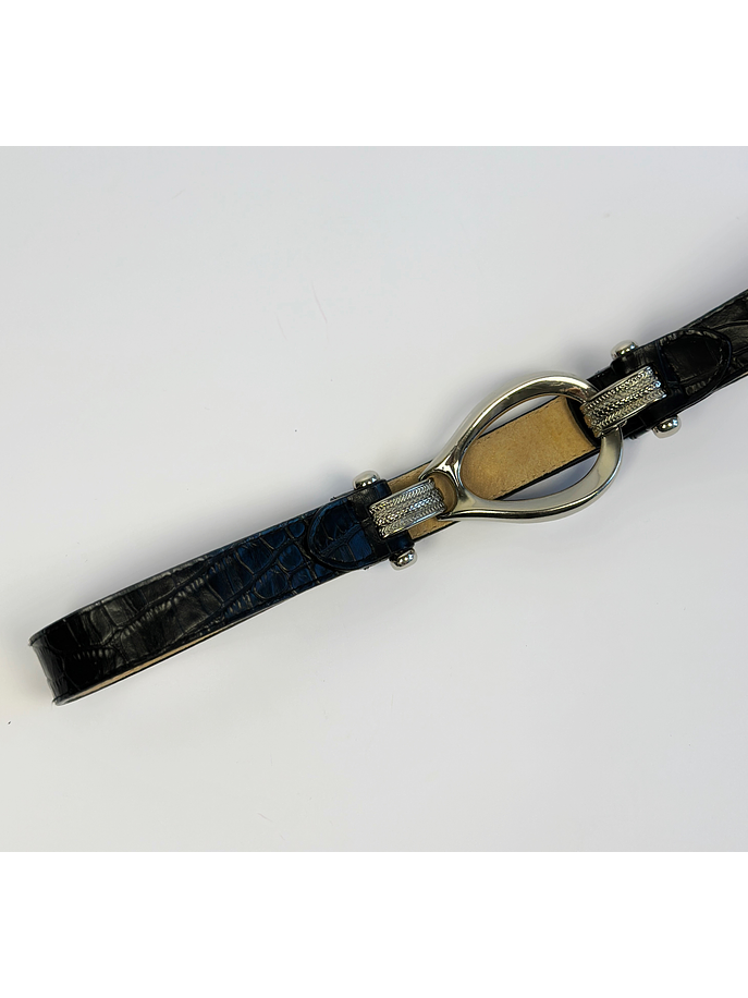 Cinturón cuero negro 4