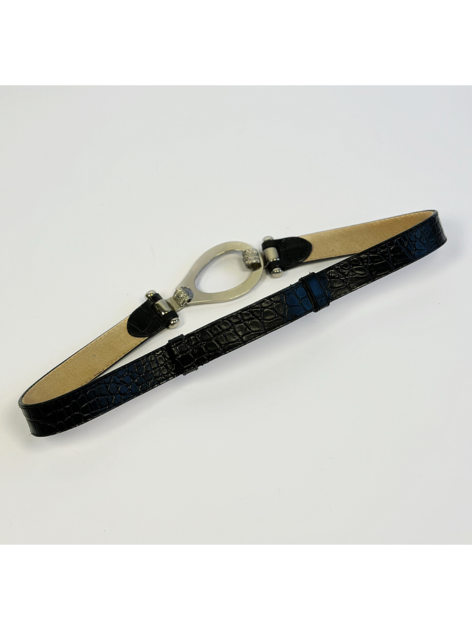 Cinturón cuero negro 6