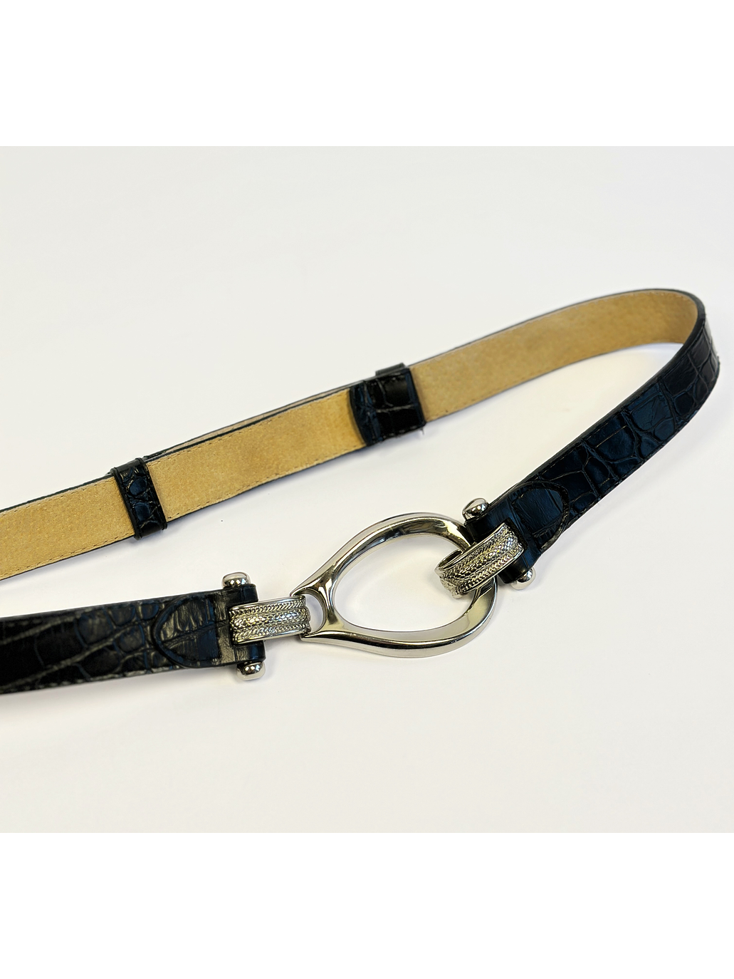 Cinturón cuero negro 5