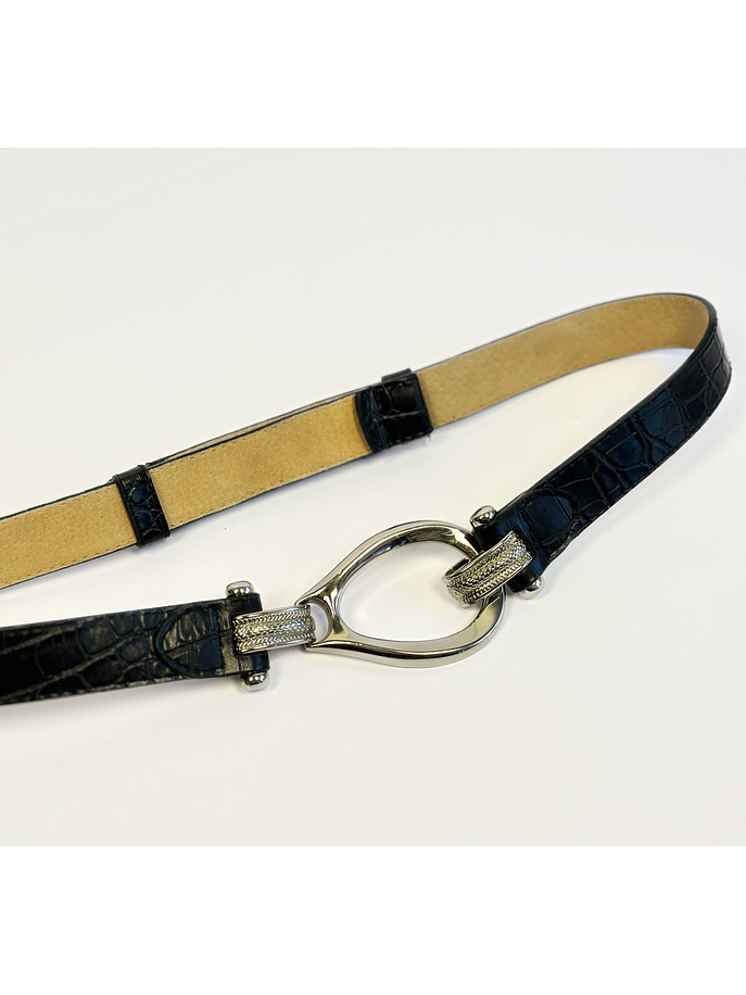 Cinturón cuero negro 5