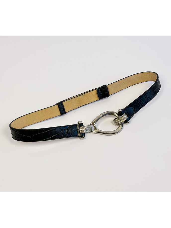 Cinturón cuero negro 1