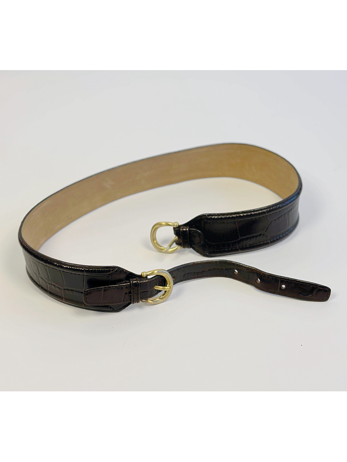 Cinturón de cuero café 4