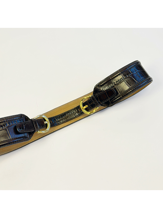 Cinturón de cuero café 2