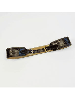 Cinturón de cuero café