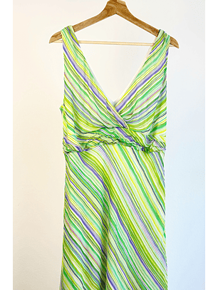 Vestido seda vintage