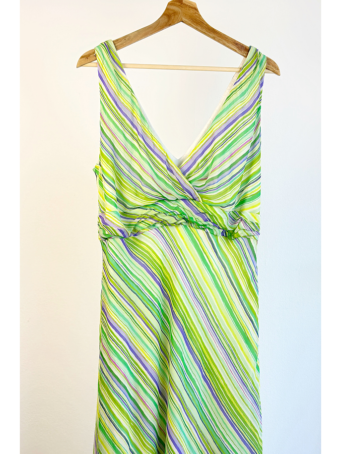 Vestido seda vintage 2