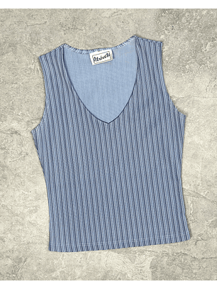 Top rayado vintage
