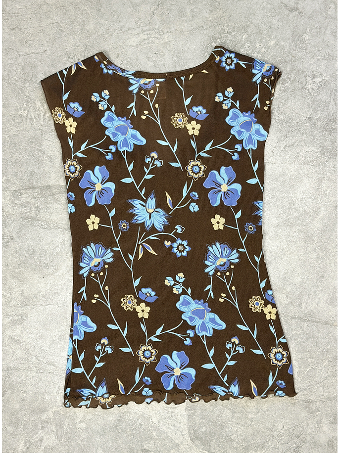 Top floreado vintage 4