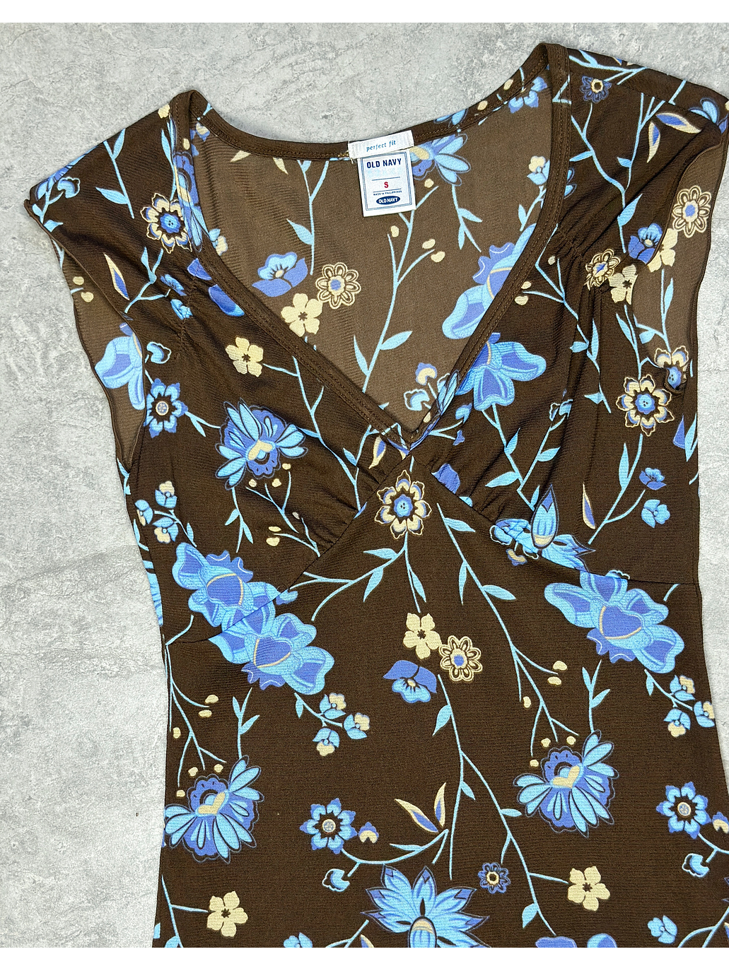 Top floreado vintage 2