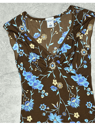 Top floreado vintage