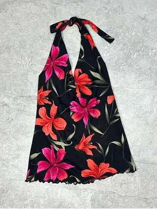 Top de malla vintage 