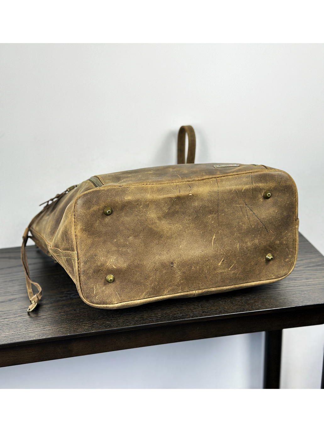 bolso de cuero café 8