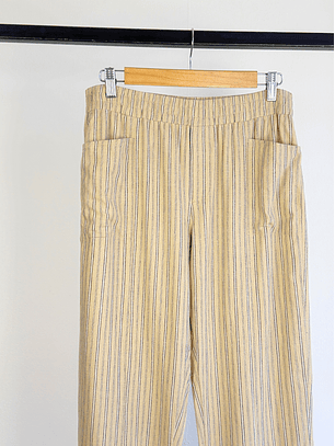 Pantalón de tela rayado