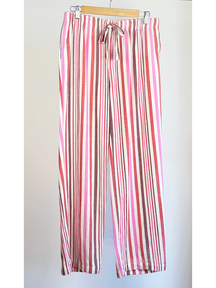 Pantalón de tela rayado 1