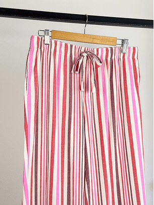 Pantalón de tela rayado